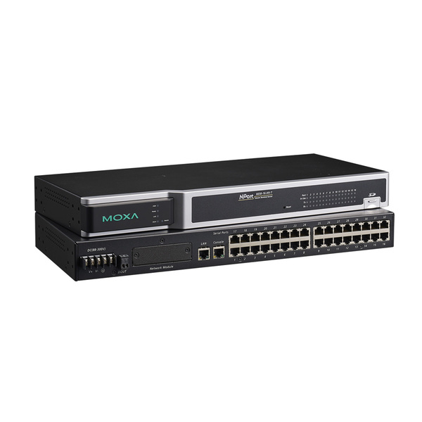 Moxa 32Port Ethernet Secire Terminal Server, 10/100M Ethernet, 3 In 1 NPort 6650-32-HV-T